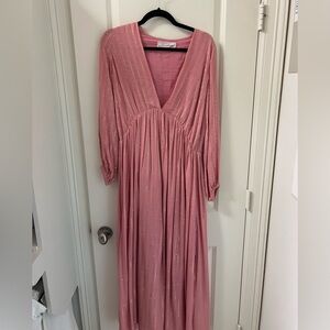 Revolve Sundress Chicago Long Dress in Roma Lipstick size XS/S